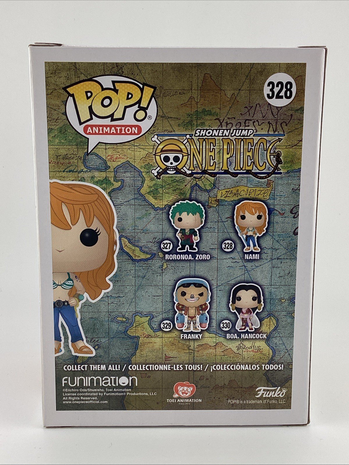Funko Pop! Vinyl: One Piece - Nami Signed Luci Christian & Artwork JSA #328