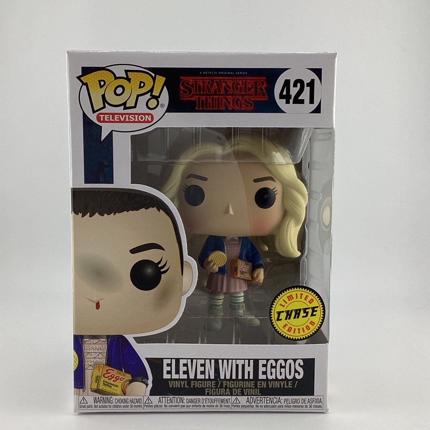 Funko Pop! Vinyl: Stranger Things - Eleven with Eggos (Chase) #421