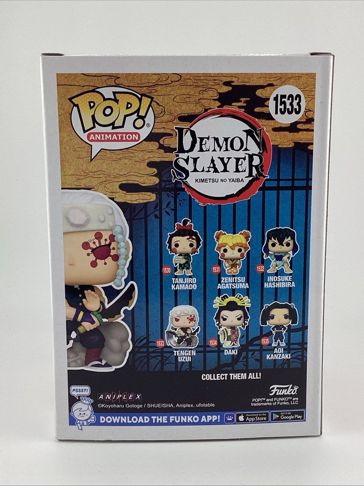 Funko Pop! Demon Slayer -Tengen Uzui CHASE - Signed By Ray Chase *JSA* #1533