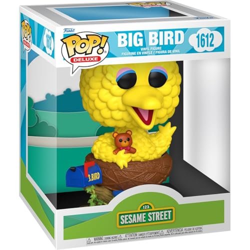Sesame Street Funko Pop! Television Set of 4 – Big Bird #1612, Elmo & Tango #1611, Cookie Monster #1609, Abby #1610 – Collectible Vinyl Figures
