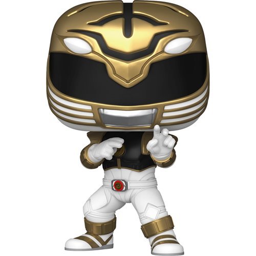White Ranger #1780 Funko Pop! Movies Mighty Morphin Power Rangers: The Movie - Approx. 3 3/4" Collectible Vinyl Figure Bundled with Display Box Protector Case