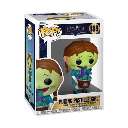 Puking Pastille Girl #185 Funko Pop! Harry Potter - Approx. 3 3/4" Collectible Vinyl Figure Bundled with Display Box Protector Case