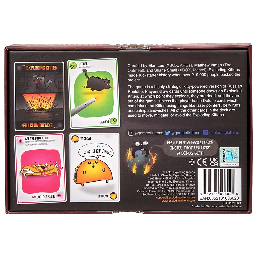 Exploding Kittens Original Edition Card Game