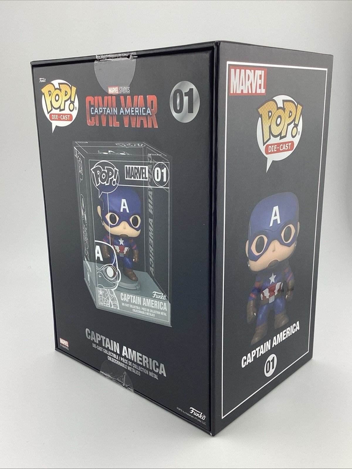 Funko Pop! Vinyl: Marvel - Captain America - Funko Web (FW) (Exclusive) #1