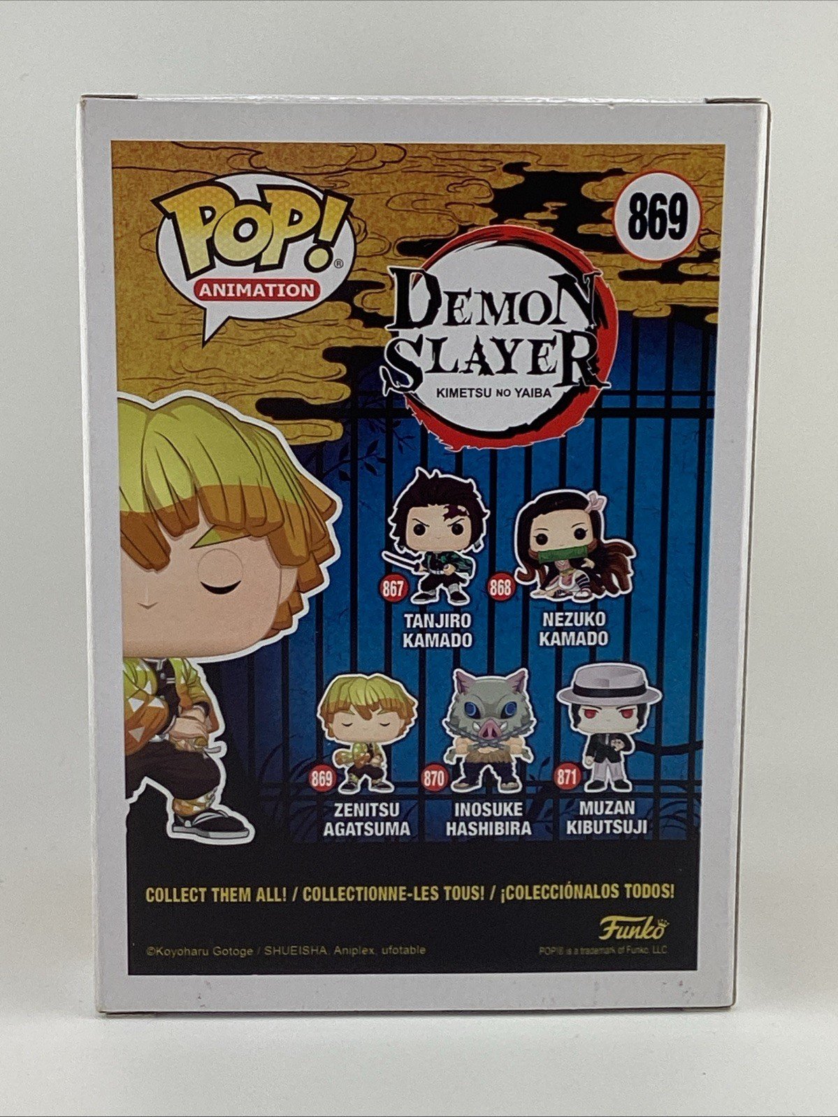 Funko Pop! Demon Slayer: Kimetsu no Yaiba - Zenitsu Agatsuma Signed Aleks L #869