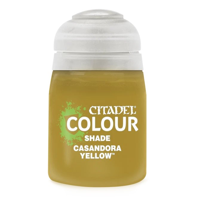Warhammer Citadel Base Casandora Yellow Paint Bottle 18ml