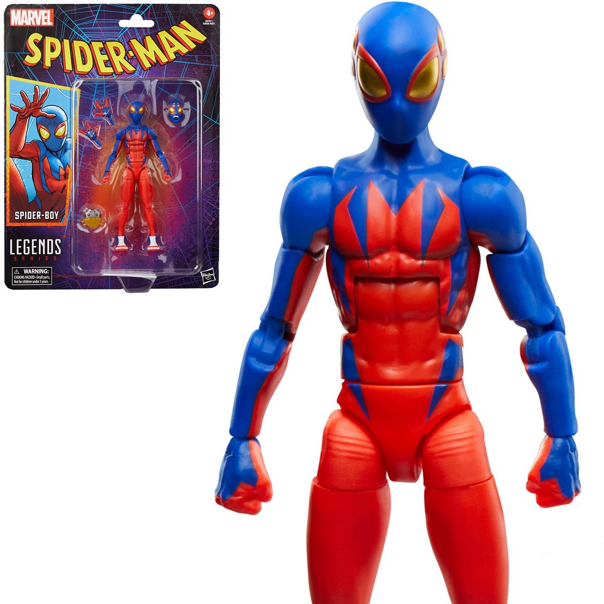 Spider-Boy Marvel Legends Series Spider-Man - Collectible 6 Inch Action Figure by Hasbro