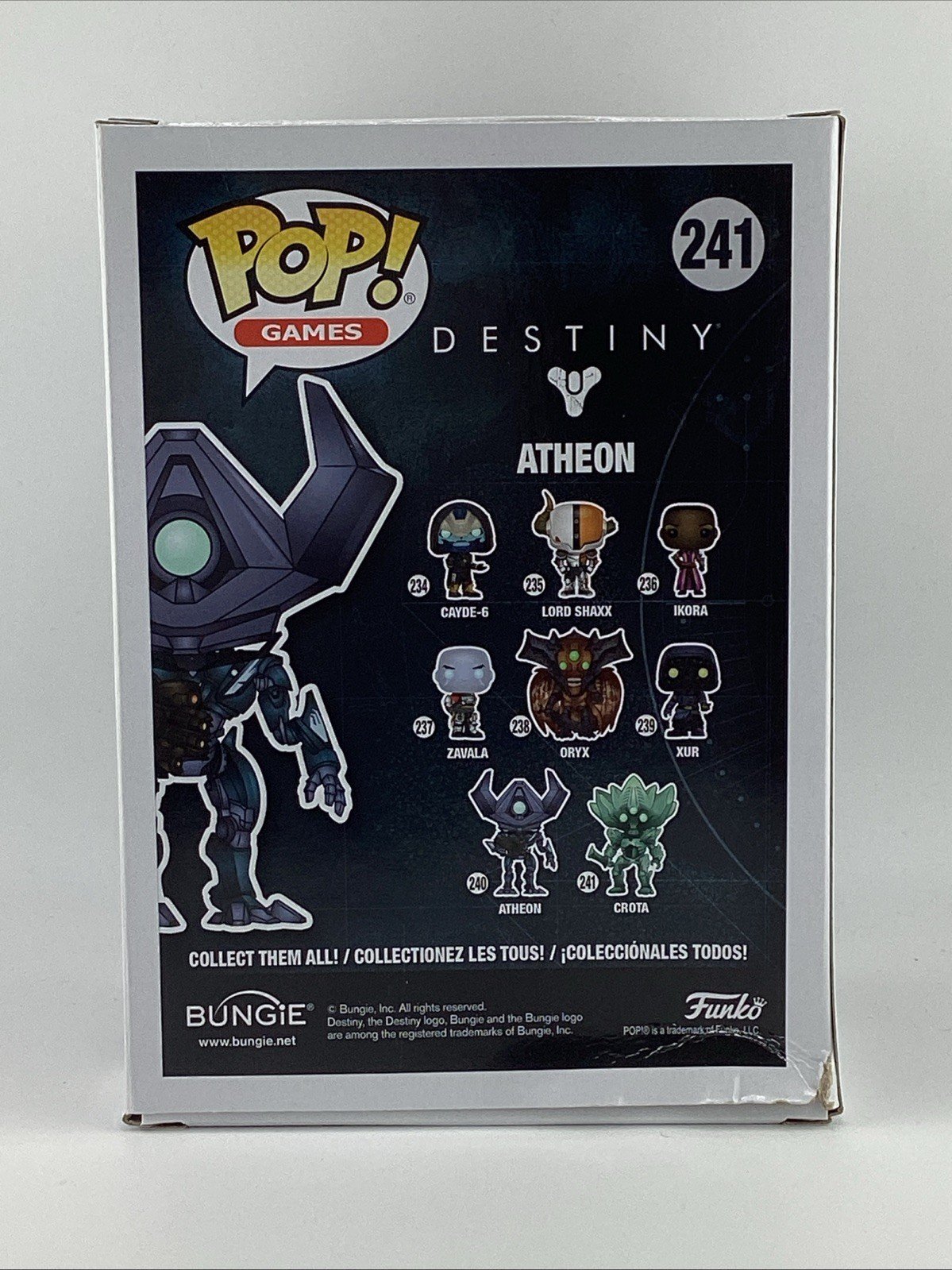 Funko Pop! Vinyl: Destiny - Atheon - GameStop (Exclusive) #240 Damaged Box