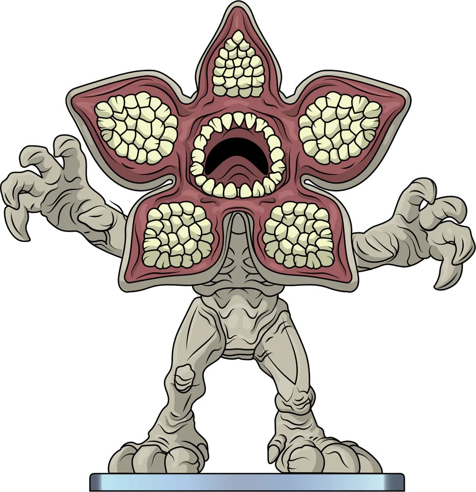 Demogorgon Youtooz Stranger Things Collection - 4.3" Collectible Vinyl Figure #4 with Window Display Box