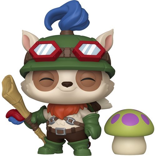 Teemo with Mushroom #1138 Funko Pop! Games League of Legends - Approx. 3 1/2" Collectible Vinyl Figure Bundled with Display Box Protector Case - Estimated Arrival: Oct. 2025 (PRE-SALE)