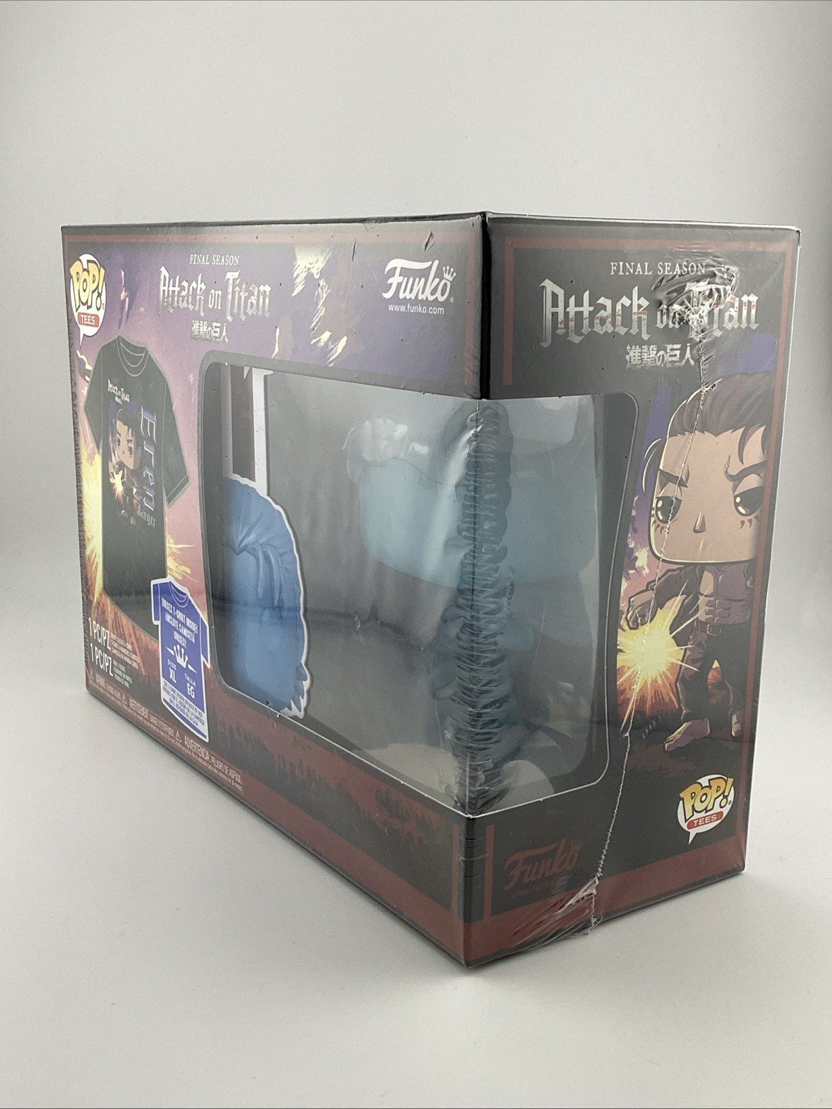 Funko Pop! Vinyl & Tee Attack On Titan Eren w/ Marks ( X-Large) #1321
