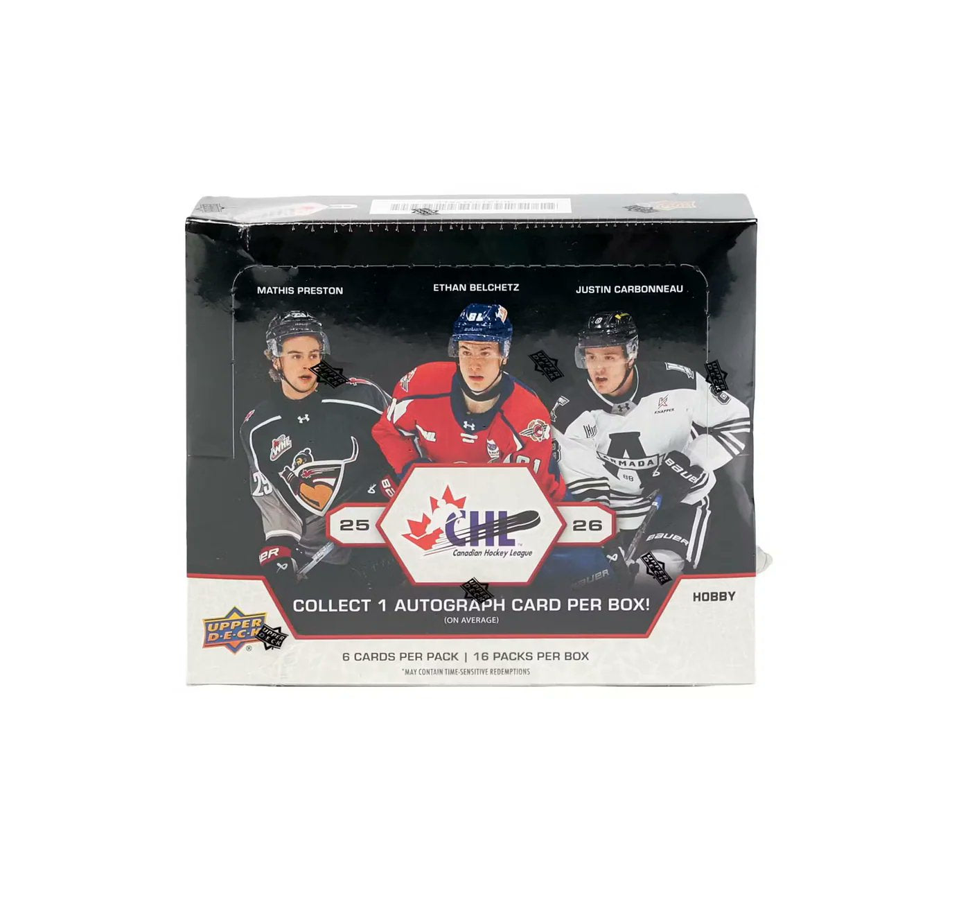 25/26 UD CHL Hockey Hobby Box