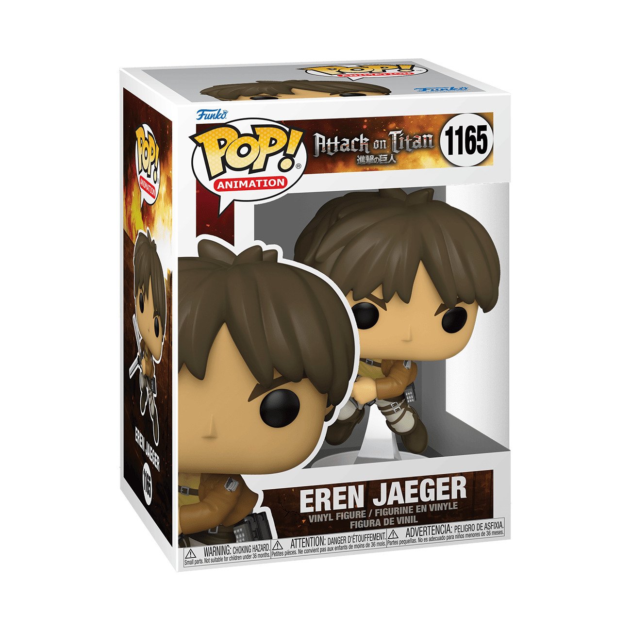 Funko Pop! Eren Jaeger #1165 - Signed By Yuriko Yamaguchi - SMEYE Custom 12pcs