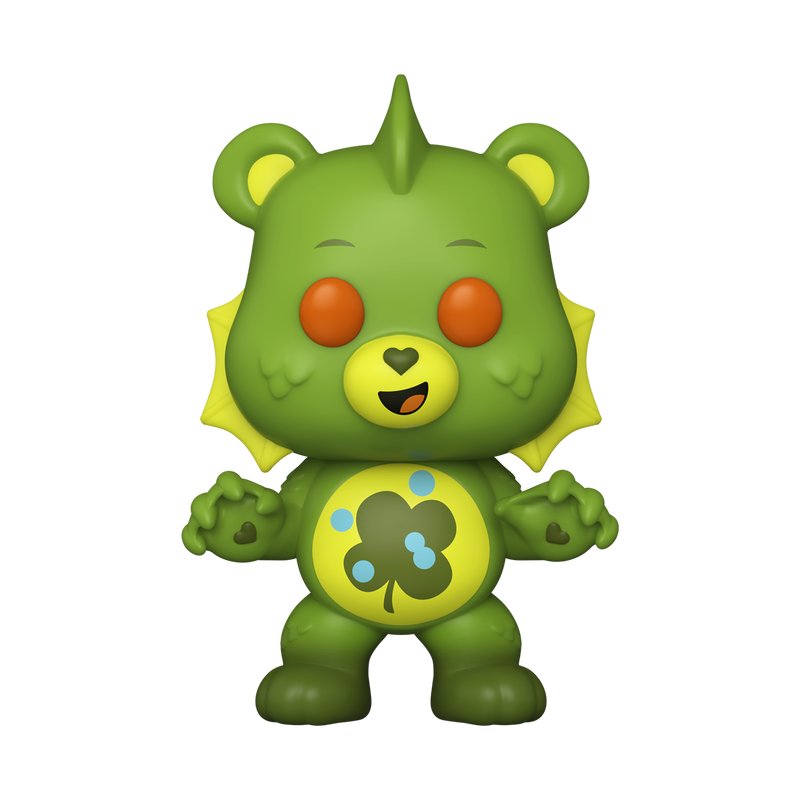 Good Luck Bear as Gill-Man Funko Pop! Movies Care Bears x Monsters - Approx. 4.3" Collectible Limited Edition Vinyl Figure #1650 in Window Display Box