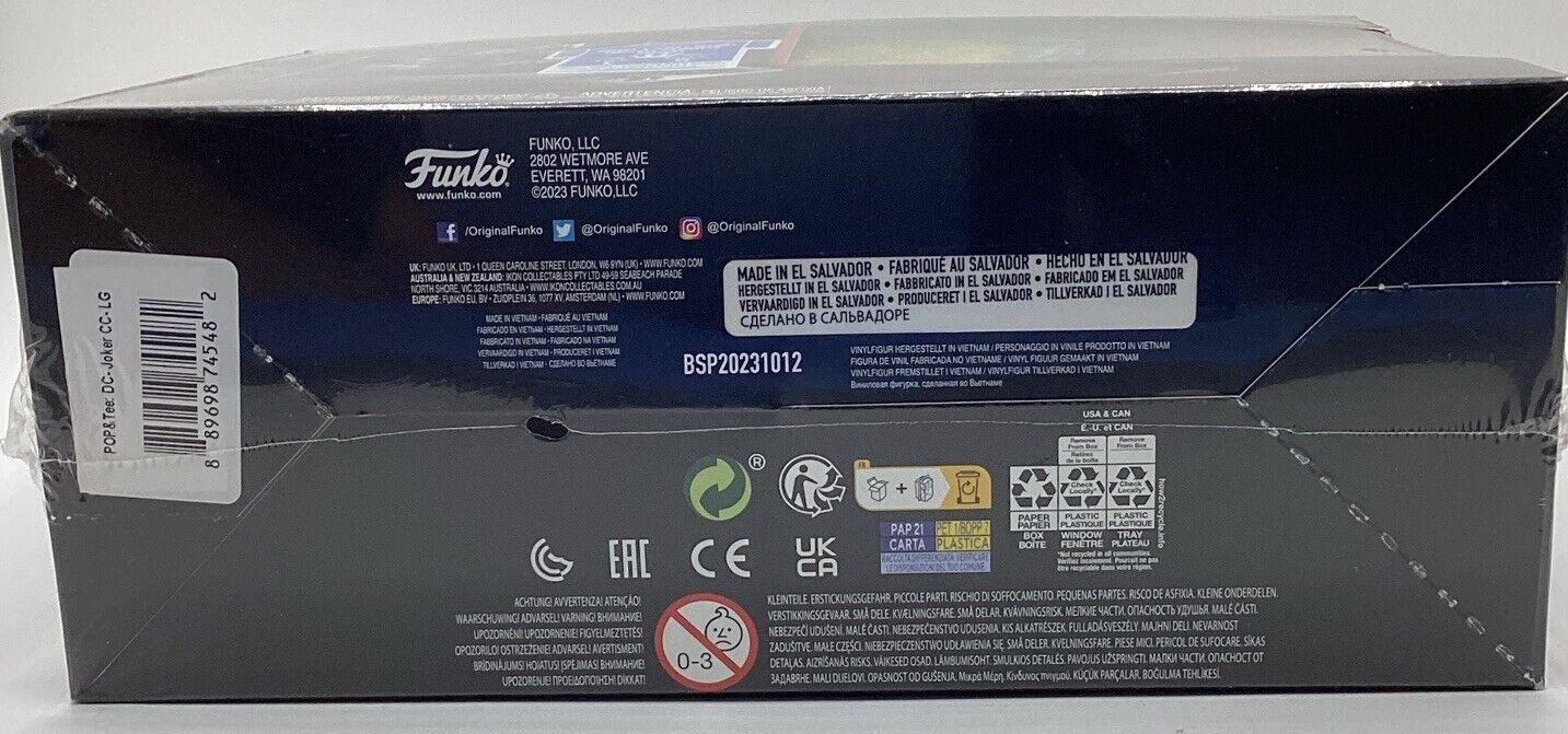 Funko POP! Tees Dceased The Joker - Large - T-Shirt & Vinyl- GameStop Exclusive