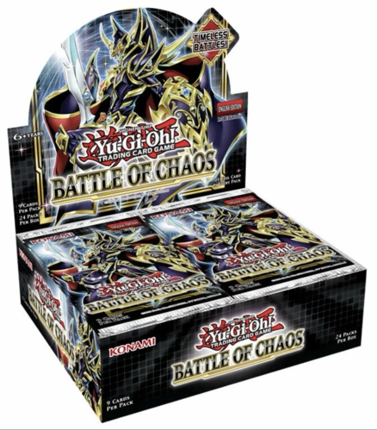 Yu-Gi-Oh TCG Battle of Chaos Booster Box with 24 sealed yugioh trading card packs