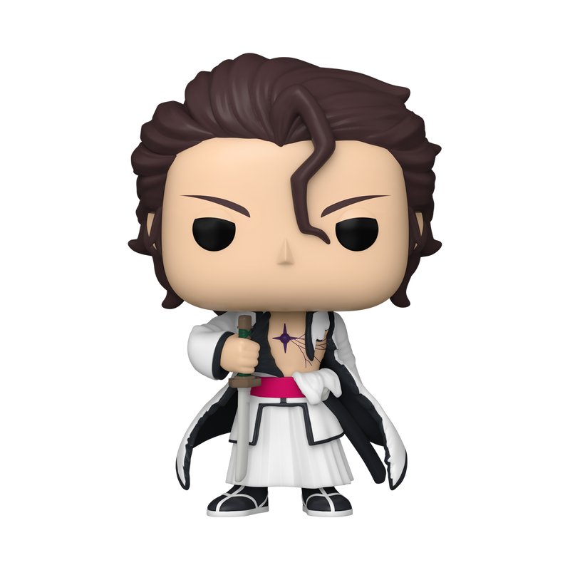 Sosuke Aizen Funko Pop! Animation Bleach - Approx. 4.2" Chase Limited Edition Exclusive Collectible Vinyl Figure #1840 with Display Box Protector Case