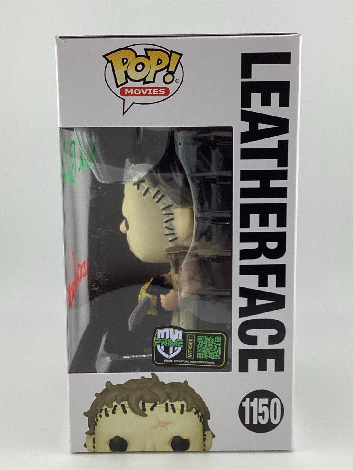 Funko Pop! Vinyl: Texas Chainsaw Massacre -Leatherface #1150 Signed Mark Burnham