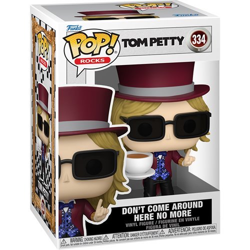 Tom Petty # 334 Funko Pop! Rocks Don't Come Around Here No More - Approx. 4 1/2" Collectible Vinyl Figure Bundled with Display Box Protector Case - Estimated Arrival: Dec. 2025 (PRE-SALE)