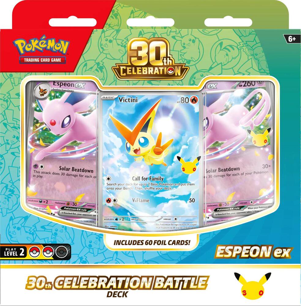 Pokemon 30th Battle Deck Espeon Ex