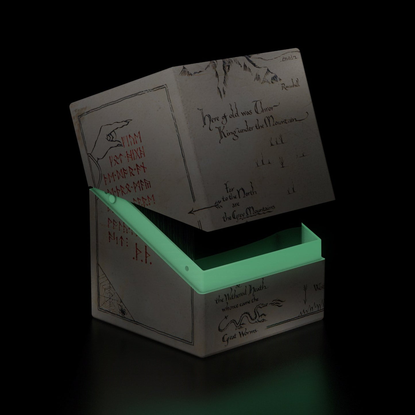 Ultimate Guard The Hobbit RTE Boulder 100+ Thror's Map Deck Box (PRE-ORDER - Release Date: July 28, 2026)
