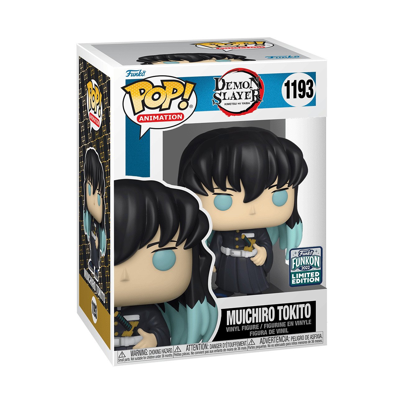 Funko Pop! Muichiro Tokito #1193 - 2022 Funkon LE - Signed By Griffin Burns