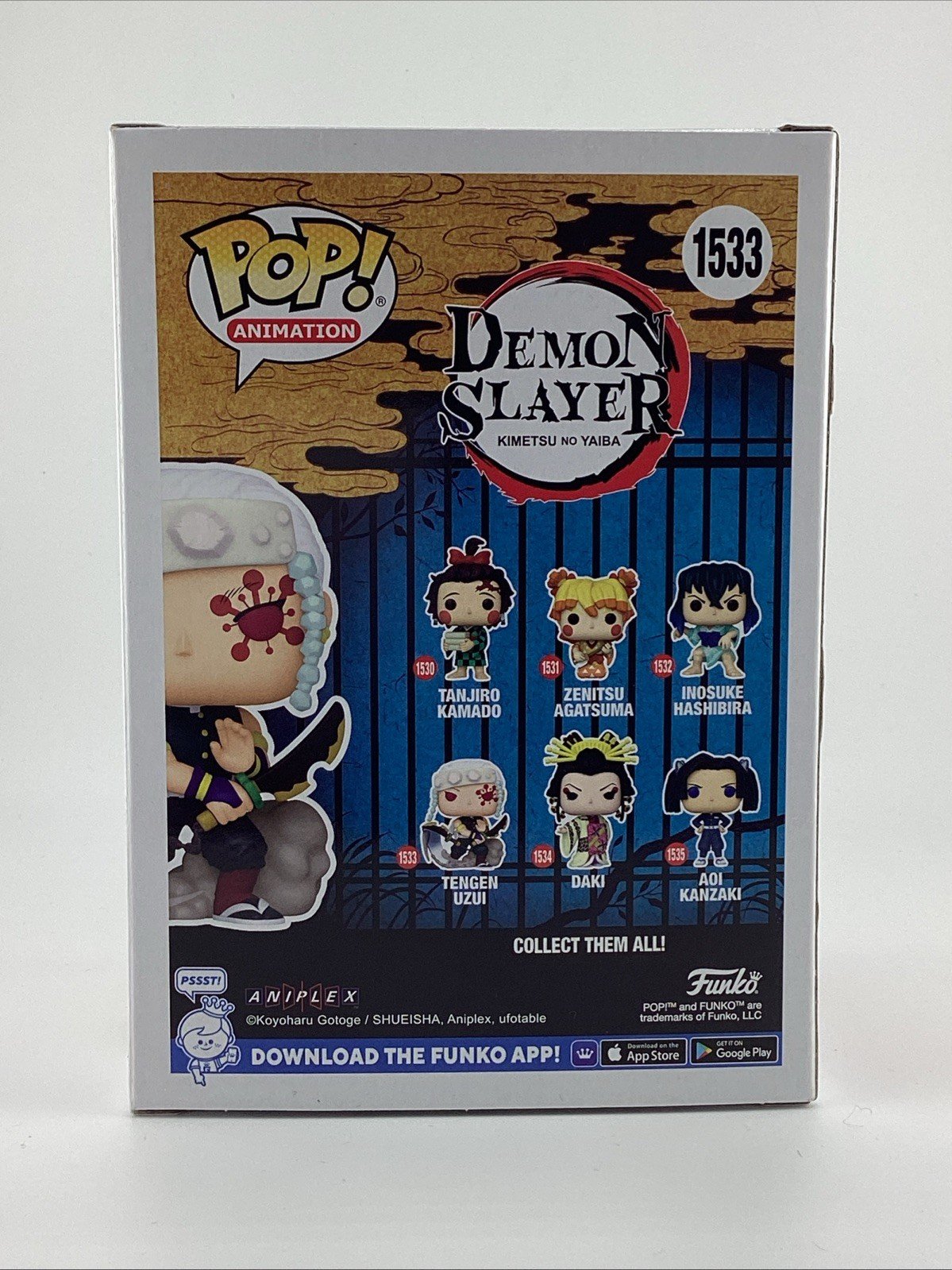 Funko Pop! Demon Slayer -Tengen Uzui CHASE - Signed By Ray Chase *JSA* #1533