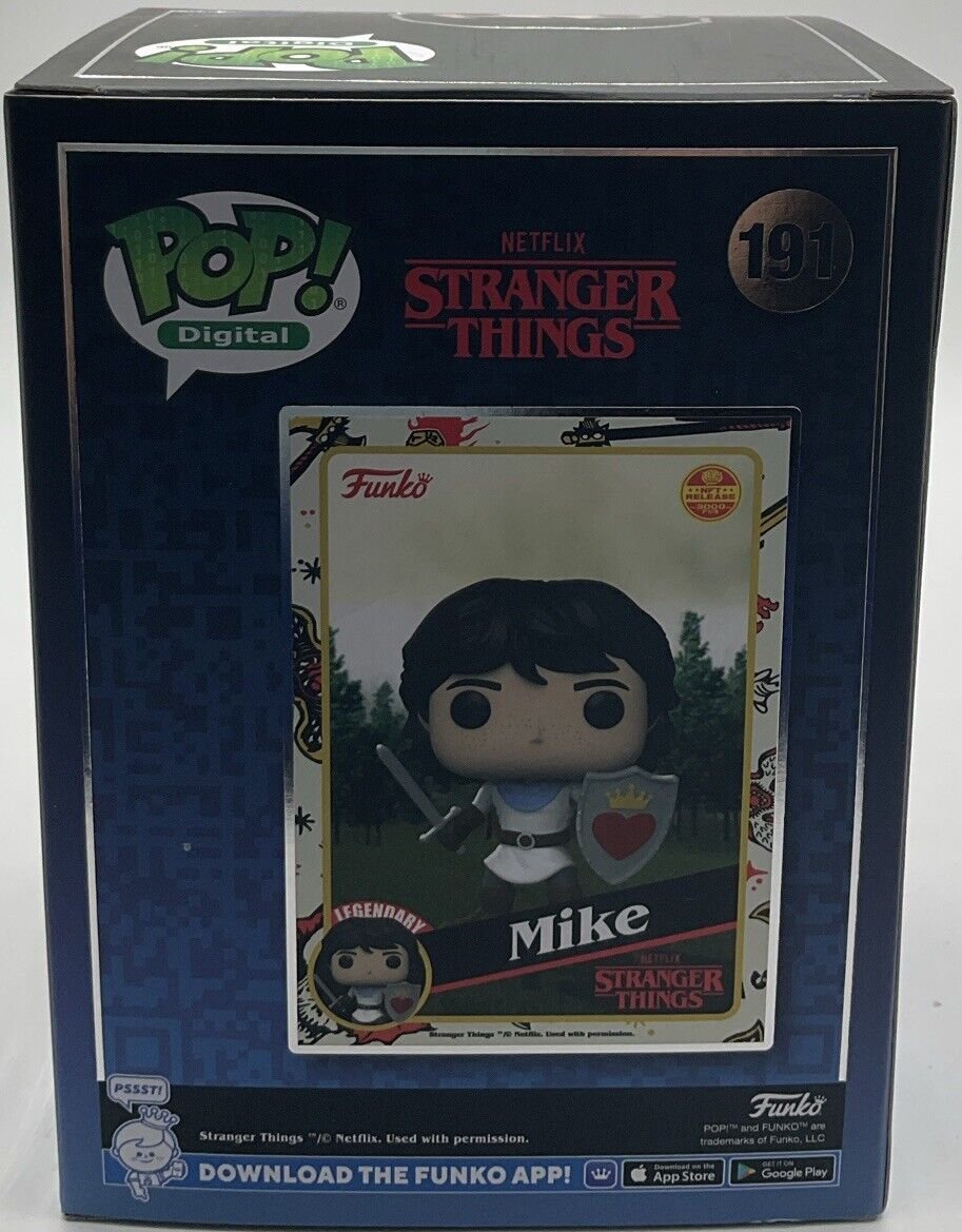 Funko Pop! Digital #191 Stranger Things Mike LE Legendary 3000