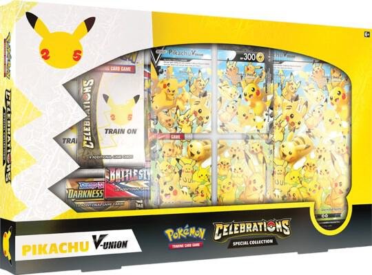 Pokmon TCG Pikachu V-UNION Celebrations Special Collection 4 Booste COLLECTION REALM Pokmon TCG Pikachu V-UNION Celebrations Special Collection 4 Booste COLLECTION REALM