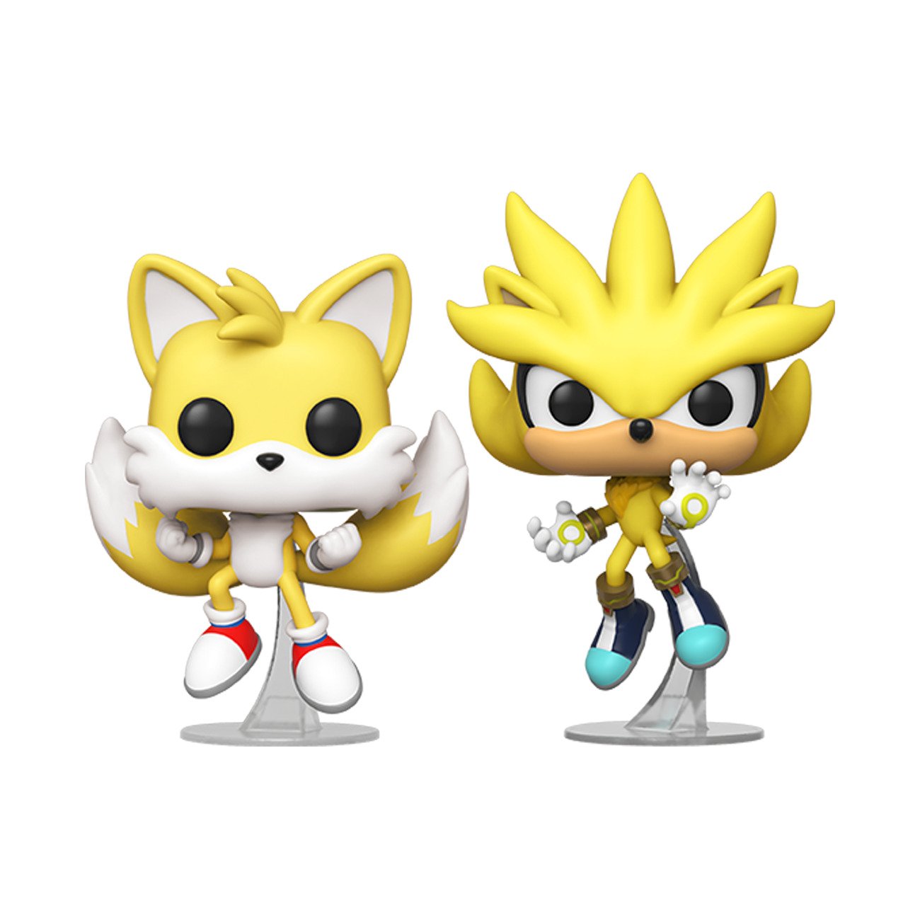 Funko Pop! Vinyl: Super Tails & Super Silver - 2 Pack - GameStop Exclusive