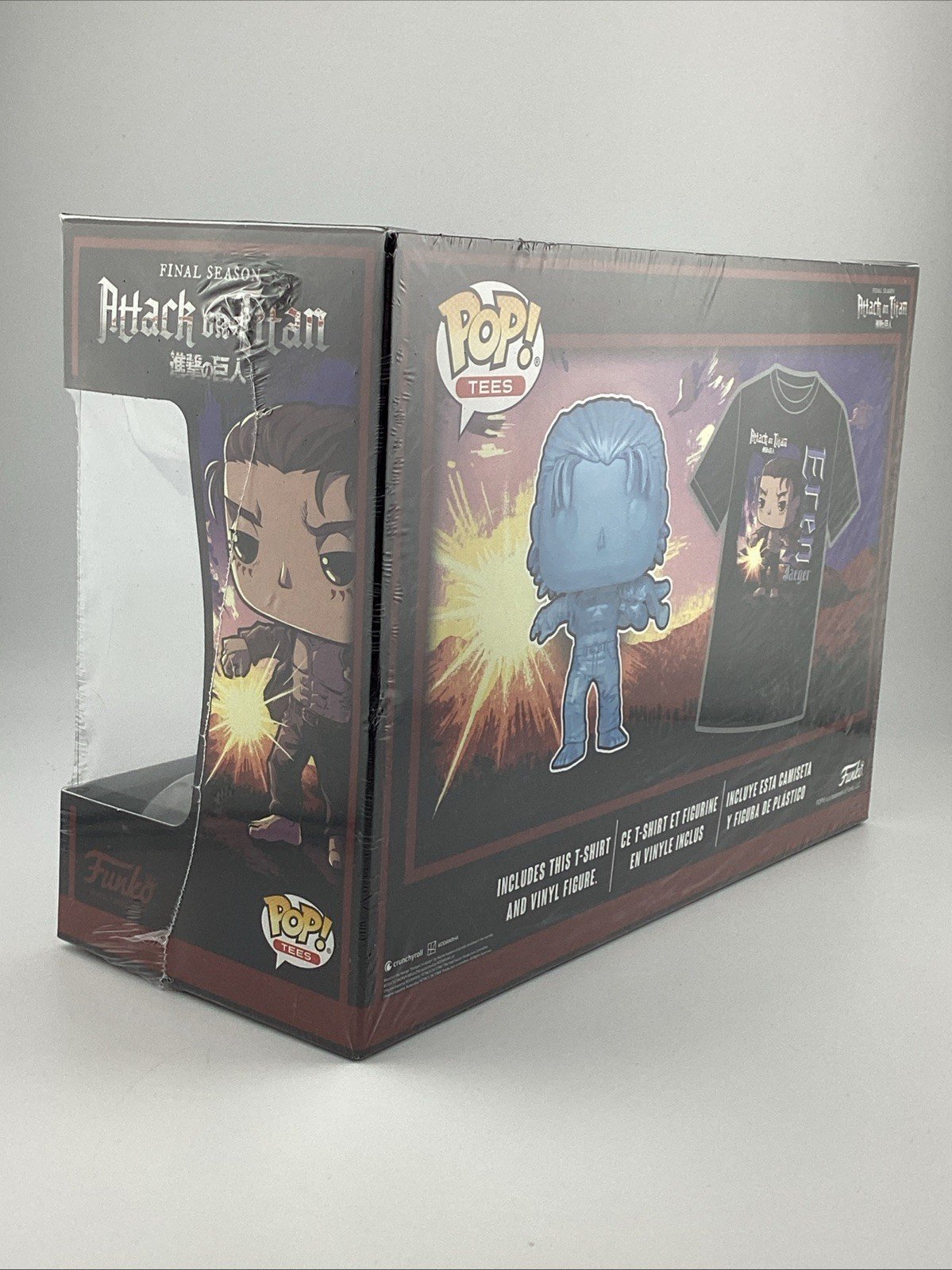 Funko Pop! Vinyl & Tee Attack On Titan Eren w/ Marks ( X-Large) #1321