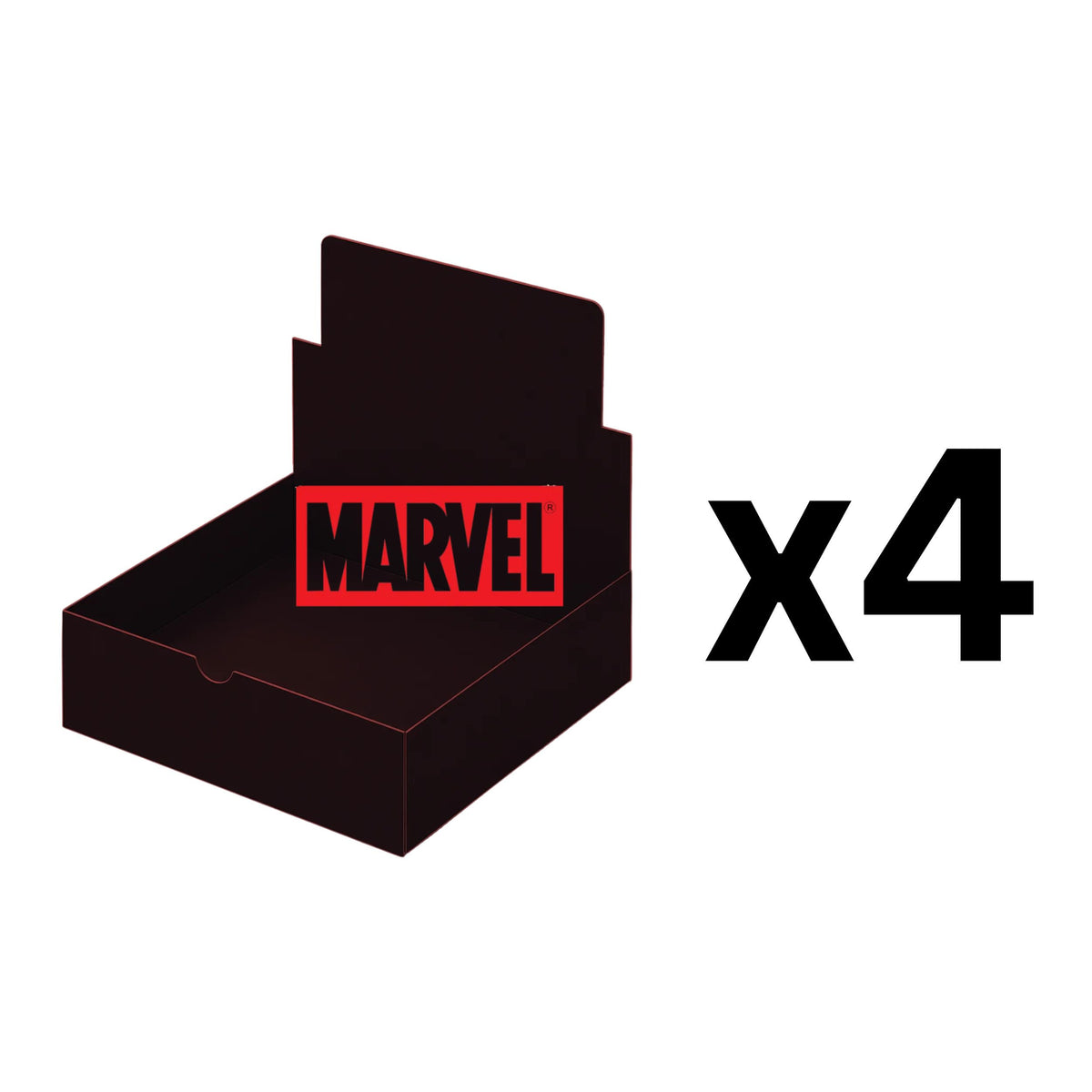 Magic: The Gathering Marvel Darkhold Destiny Scene Box Case, 4 Scene Boxes, 12 Booster Packs, 24 Foil and Art-Only Scene Cards, 4 Display Easels (PREORDER - Release Date April 9, 2027)