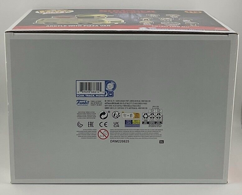 Funko Pop 2022 Rides Stranger Things Argyle With Pizza Van #113 Target Exclusive