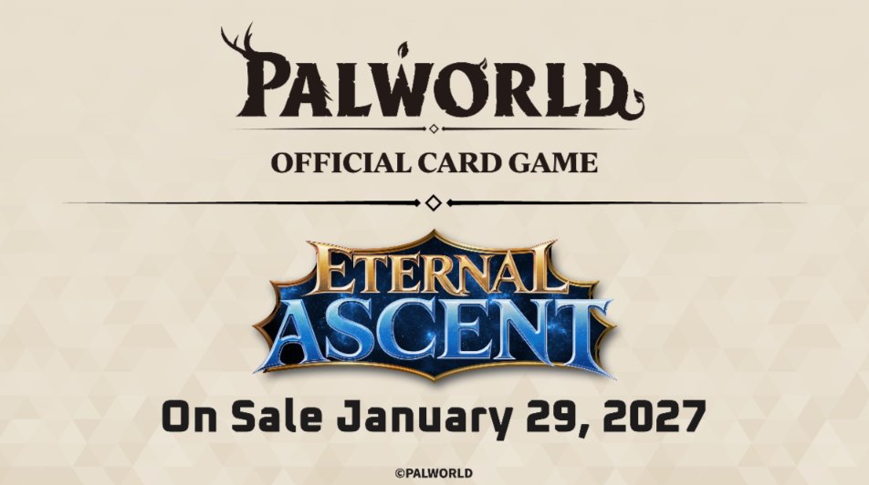 Palworld OCG Eternal Ascent Booster Box by Bushiroad, Trading Card Game Display with 12 Packs, 84 Cards Total, Collectible Card Game Expansion (PREORDER - Release Date January 29, 2026)