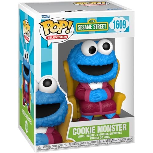 Sesame Street Funko Pop! Television Set of 4 – Big Bird #1612, Elmo & Tango #1611, Cookie Monster #1609, Abby #1610 – Collectible Vinyl Figures