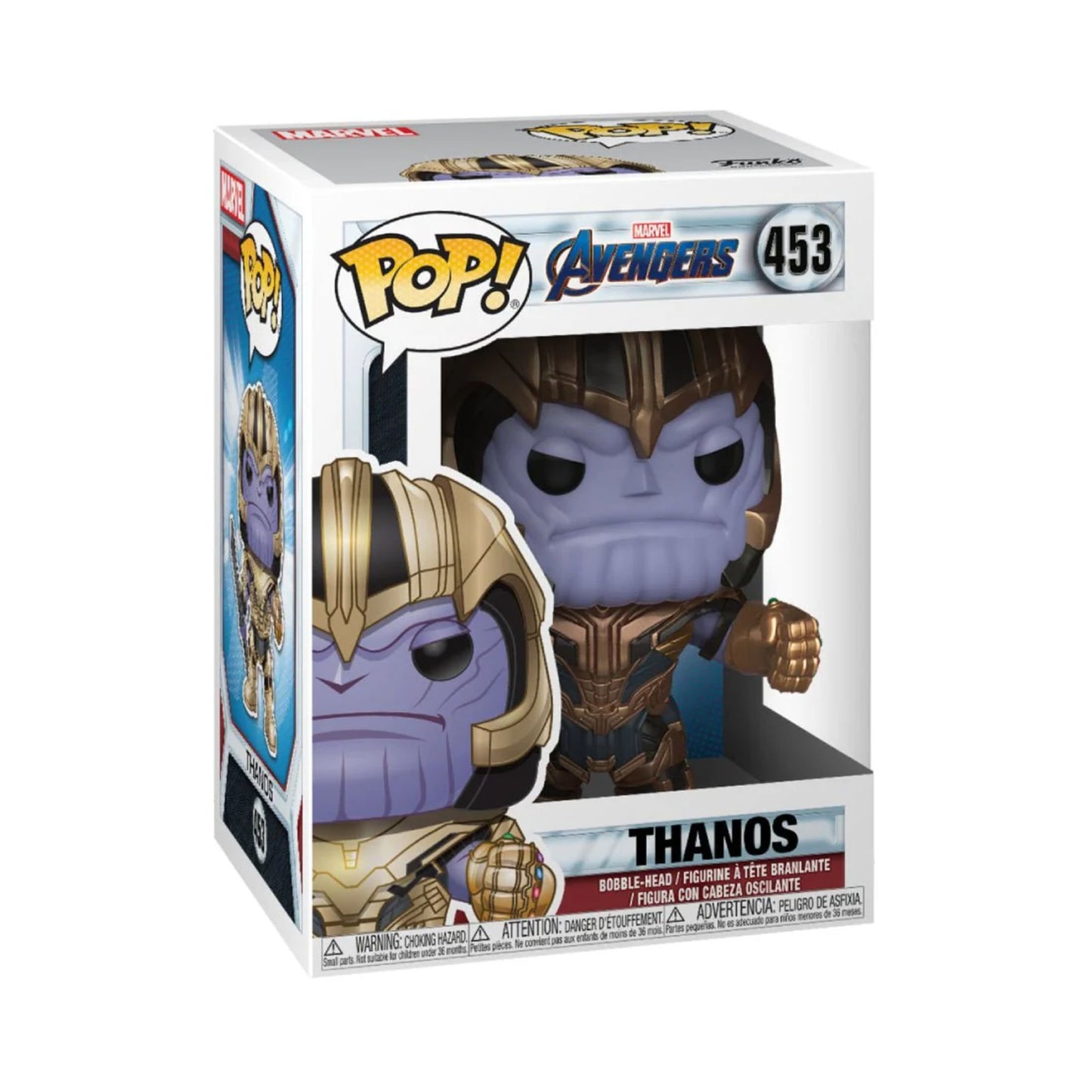 Thanos Funko Pop! Marvel Avengers: Endgame - Approx. 3 3/4" Collectible Vinyl Figure #453 with Display Box Protector Case