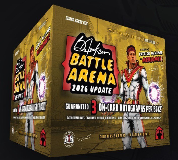 Bo Jackson Battle Arena 2026 Update Edition Mahomes Jumbo Hobby Box (PRE-ORDER)