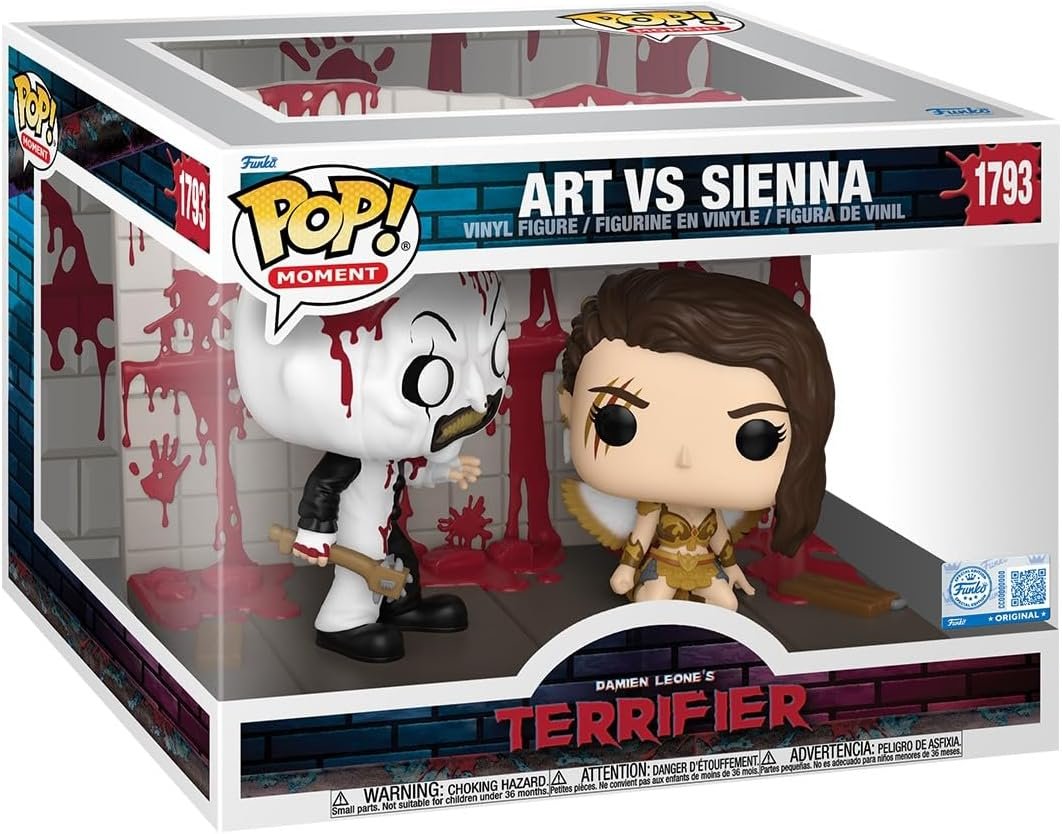 Art Vs Sienna #1793 Funko Pop! Moment Damien Leone's Terrifier - Approx. 3.45" Special Edition Collectible Vinyl Figure