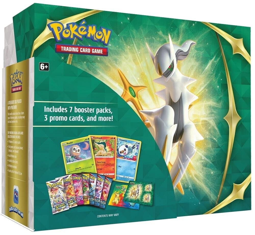 Pokémon TCG: Arceus Collector Bundle – Booster Packs, Promo Cards, Stickers, and More