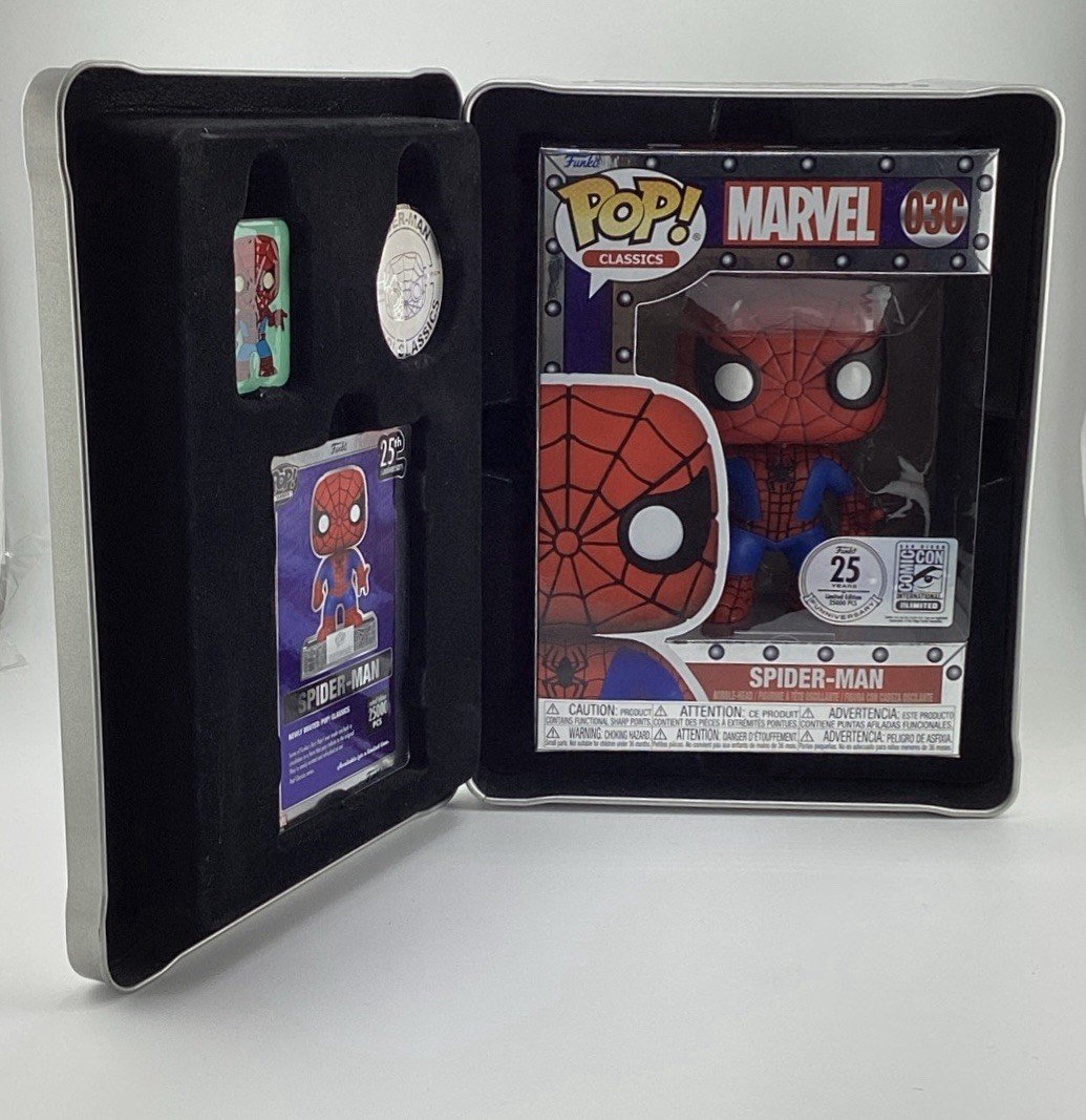 Funko SDCC 2023 Shared: Marvel POP! Classics Spider-Man 25TH Anniversary #03C