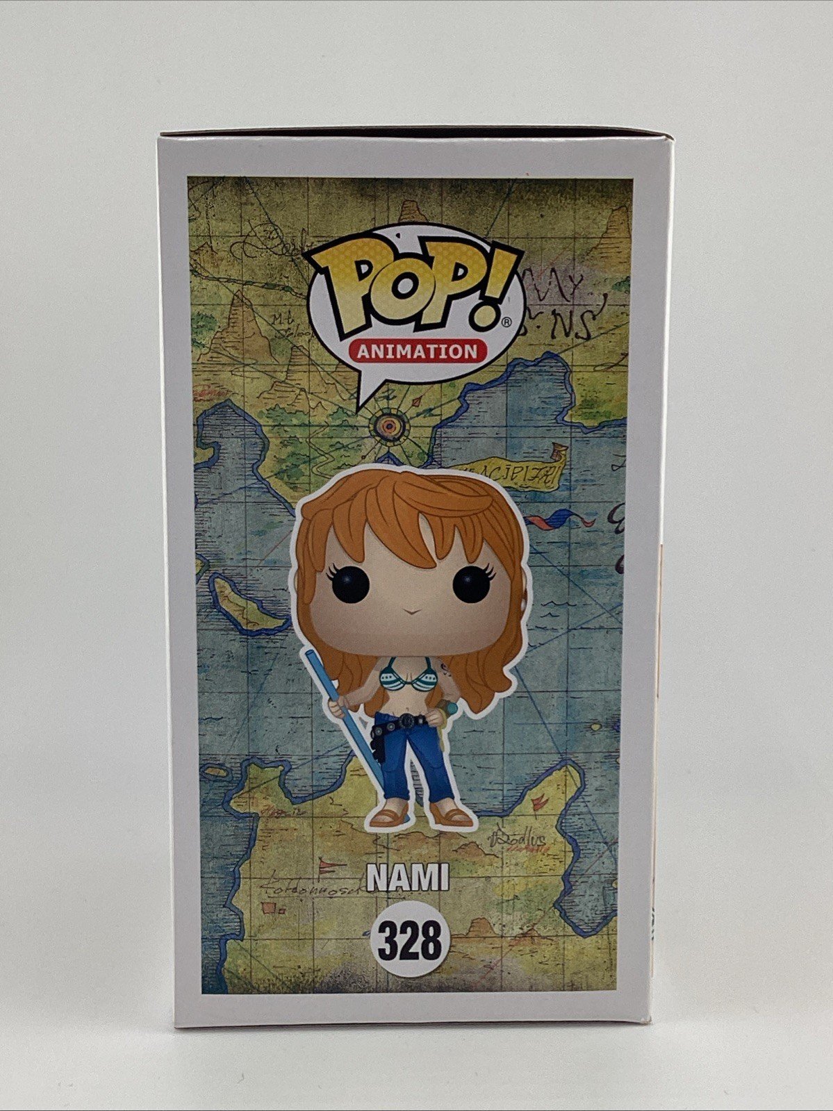 Funko Pop! Vinyl: One Piece - Nami Signed Luci Christian & Artwork JSA #328