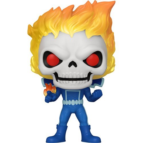 Ghost Rider #1559 Funko Pop! Marvel Strange Tales - Approx. 4 1/2" Glow-in-the-Dark Entertainment Earth Exclusive Vinyl Figure Bundled with Display Box Protector Case - Estimated Arrival: Sept. 2025 (PRE-SALE)