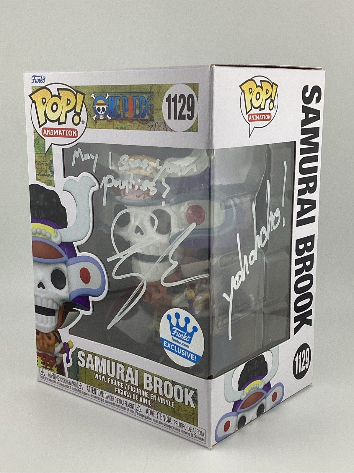 Funko Pop! Vinyl: One Piece - Samurai Brook - Sgnd Ian Sinclair #1129