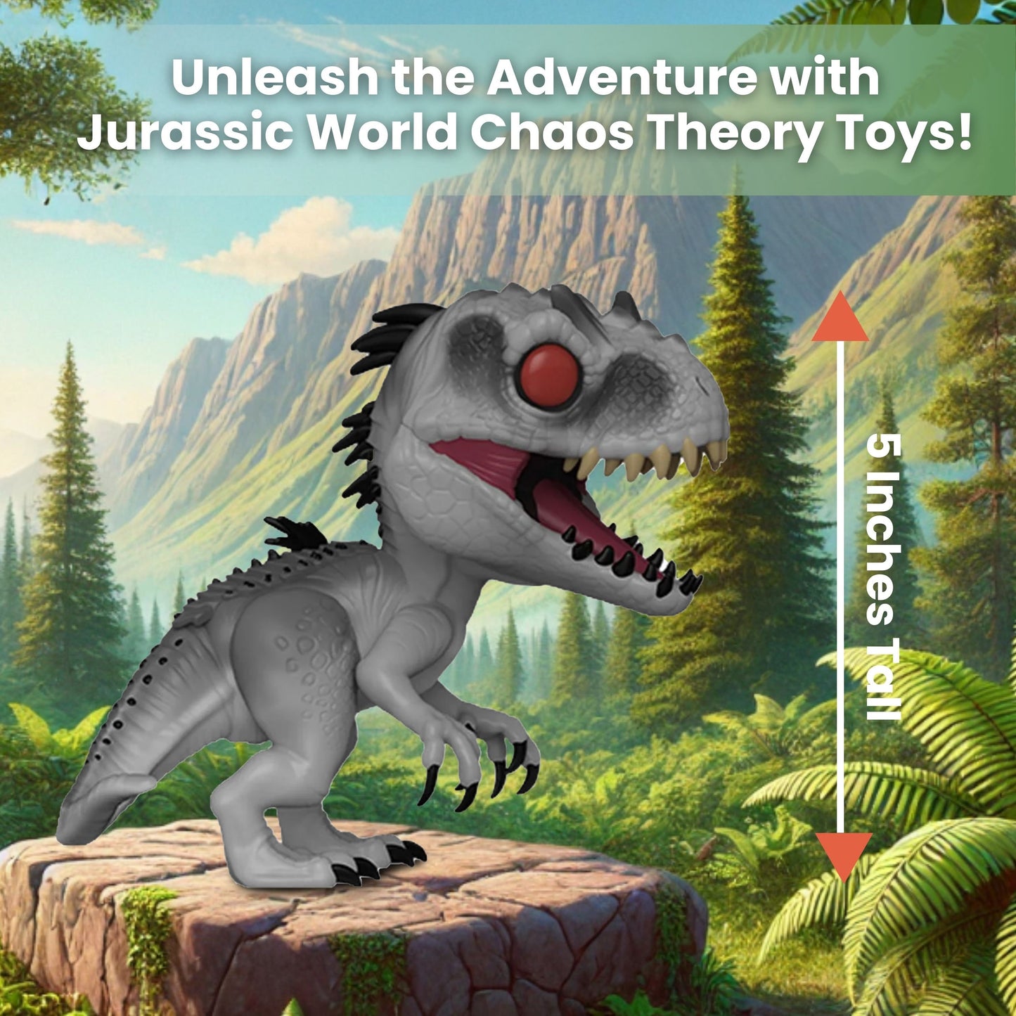 Indominus Rex #1005 Funko Pop! Games Funko Fusion: Jurrasic Park with Exclusive In-Game Item Code - Collectible Vinyl Figure