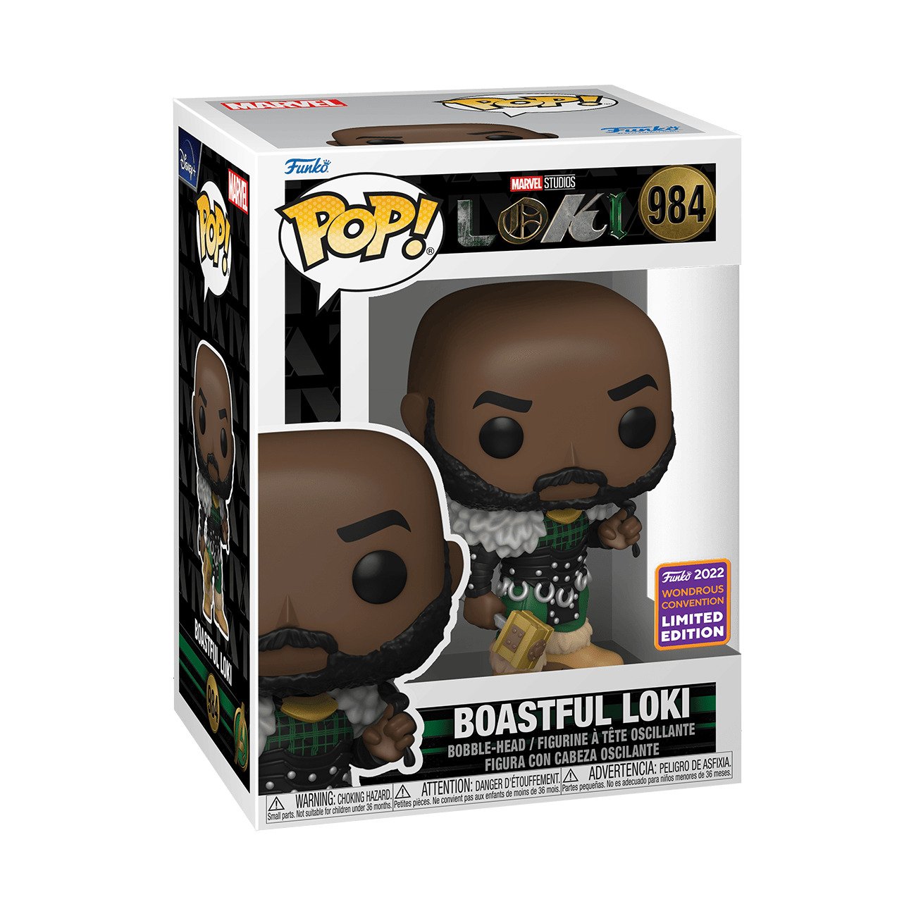 Funko Pop! Marvel Boastful Loki WonderCon Funko Exclusive #984 Limited Edition