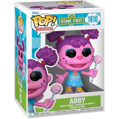 Sesame Street Funko Pop! Television Set of 4 – Big Bird #1612, Elmo & Tango #1611, Cookie Monster #1609, Abby #1610 – Collectible Vinyl Figures