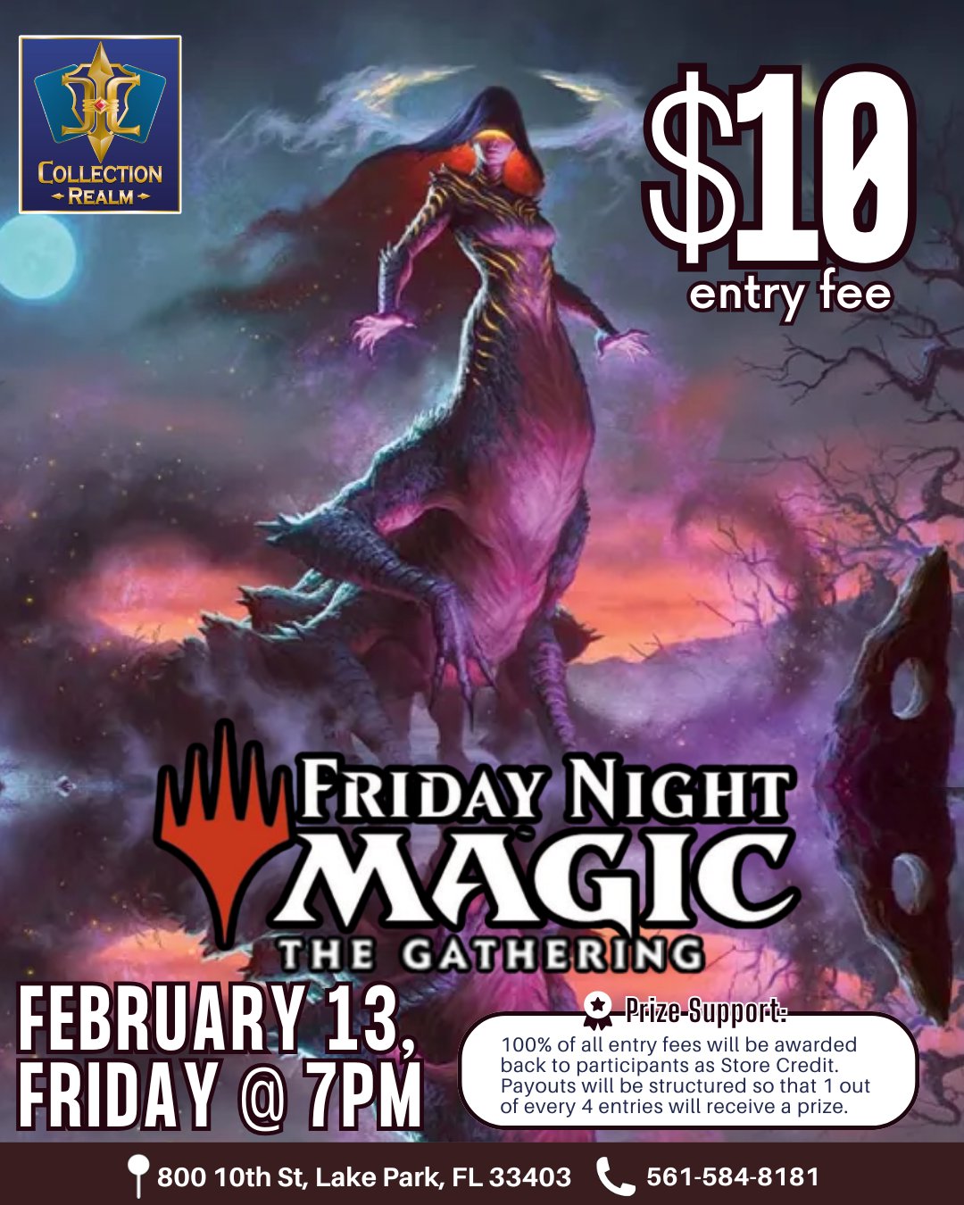 Friday Night Magic: MTG Tournament – Feb 13 (Fri) 7:00 PM