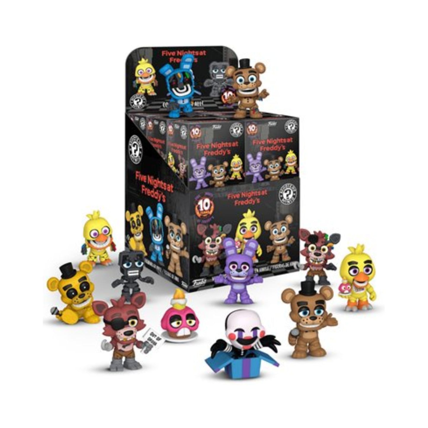 Five Nights at Freddy's Funko Mystery Minis Mini-Figure - Set of 12 Exclusive Characters for Collectors - Toys, Action Figure