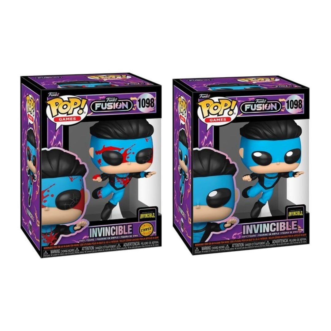 Invincible #1098 Funko Pop! Games Funko Fusion - Set of 2 (Chase and Common) Collectible Vinyl Figure Bundled with Display Box Protector Case - Estimated Arrival: Oct. 2025 (PRE-SALE)