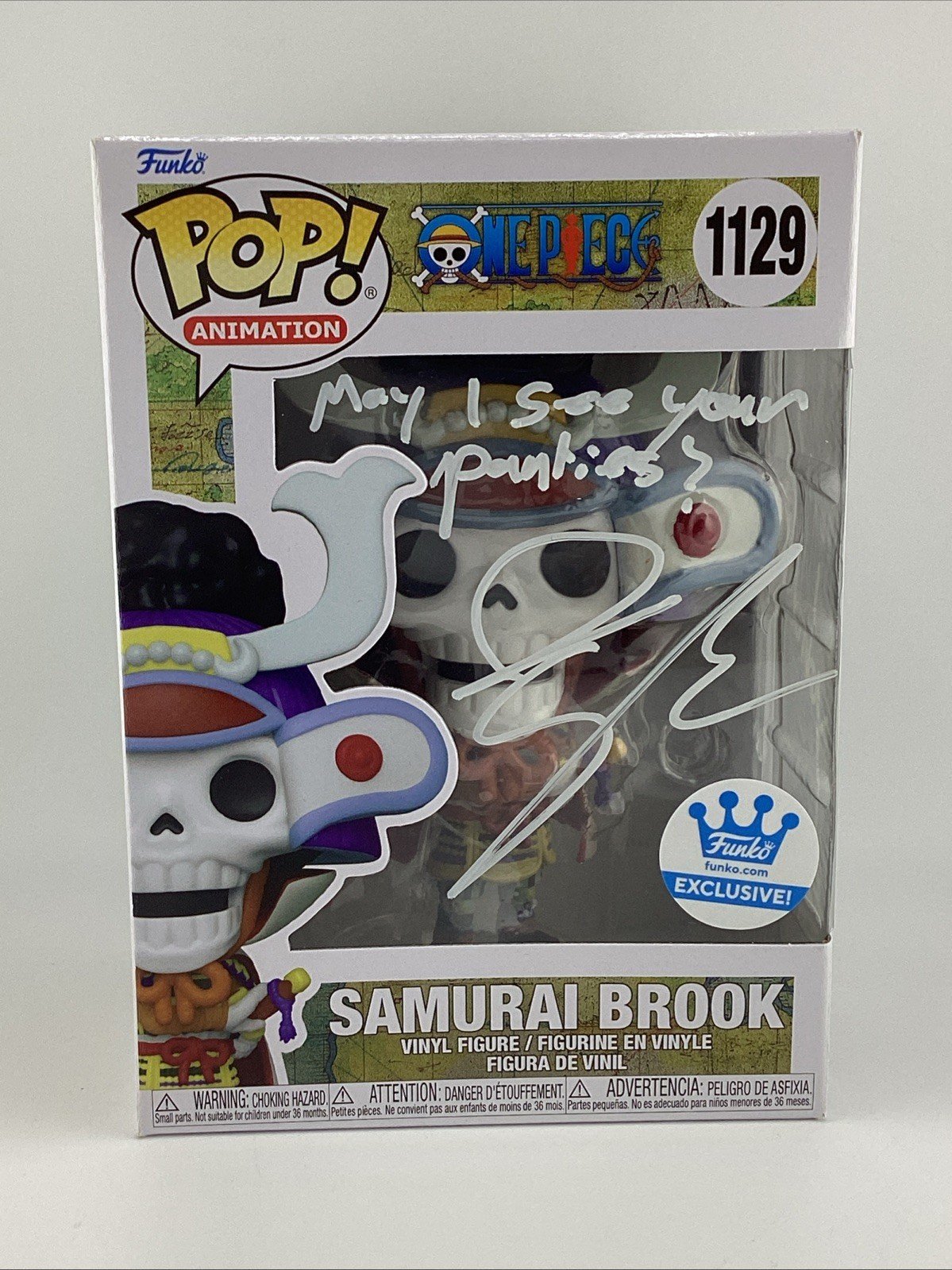 Funko Pop! Vinyl: One Piece - Samurai Brook - Sgnd Ian Sinclair #1129